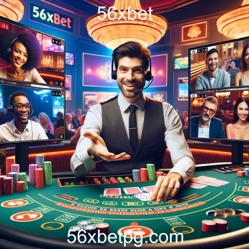 A Experiência Imersiva do Cassino Ao Vivo no 56xbet